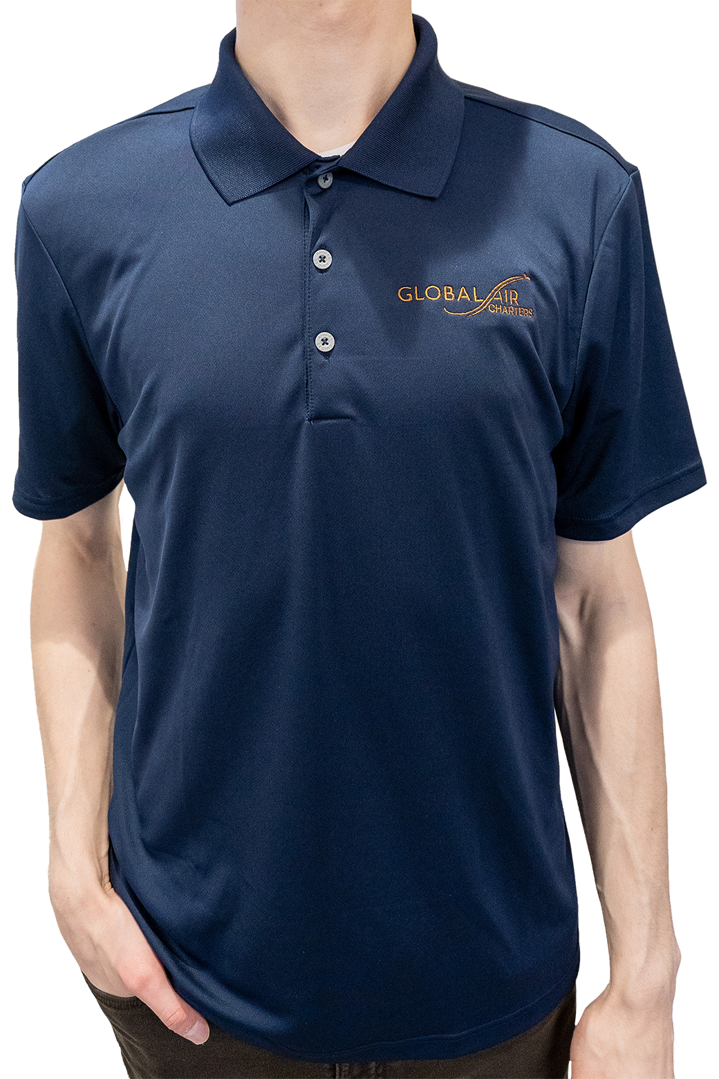 Blue and Gold Polo Medium