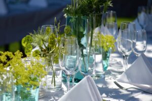 Garden Party Table Setting