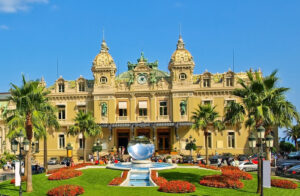 Panorama of the Grand Casino in Monte Carlo, Monaco