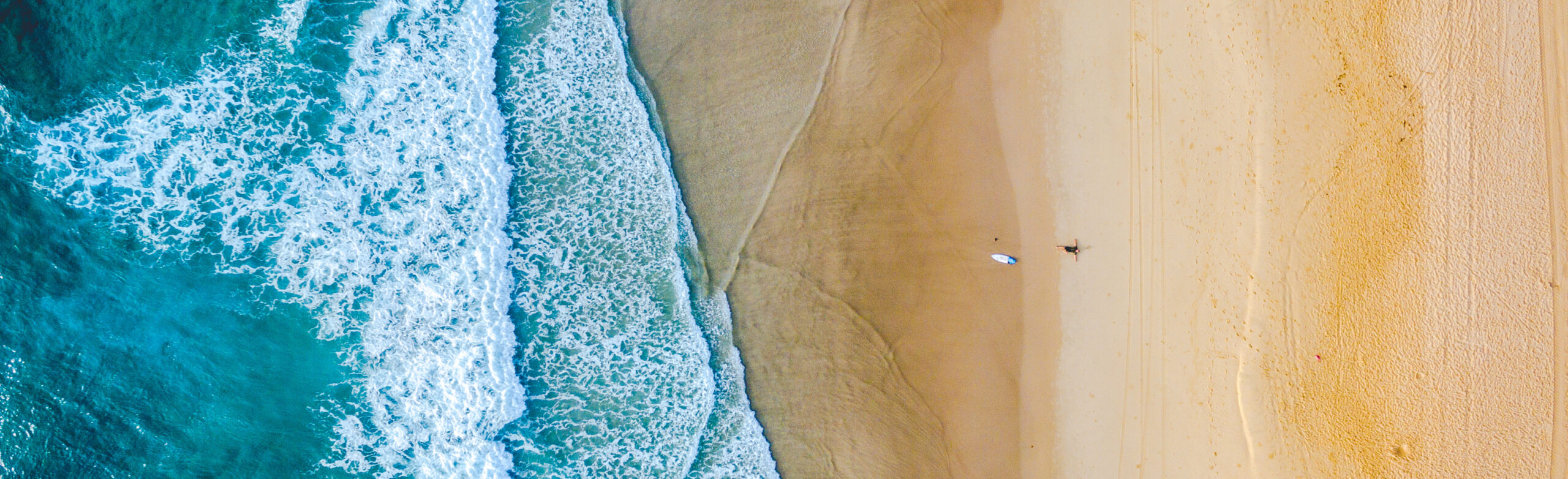 Australia vacation blog image, empty beach with low tide water