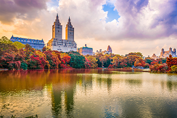 New York, New York, USA at Central Park.