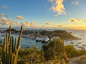 View of Anse de Colombier in St. Barts