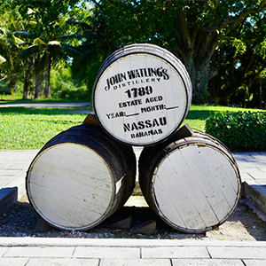 Barrels from John Watling's Distillery