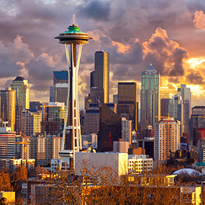 Skyline view of Seattle, Washington